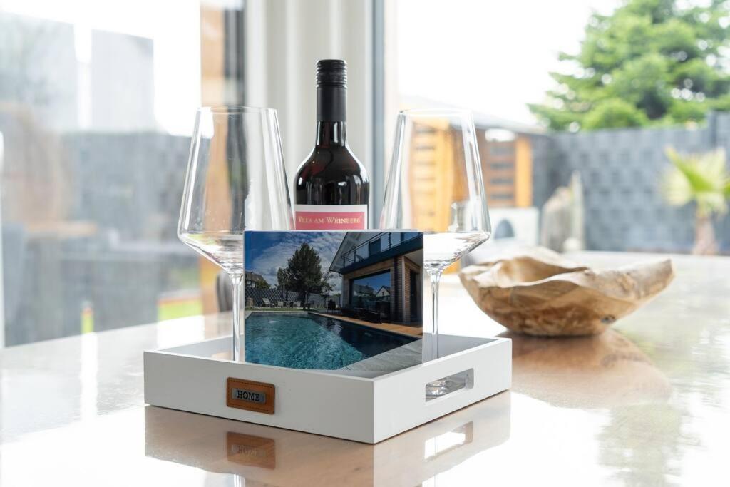 Villa Dreamy Vibes mit Privatem Pool&Rheinblick Niederkassel Exterior foto